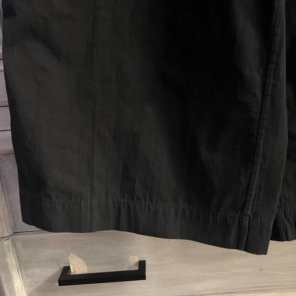 Fabiana Pigna‎ Black Wide Leg Pleated Cropped Trousers - Picture 3 of 7